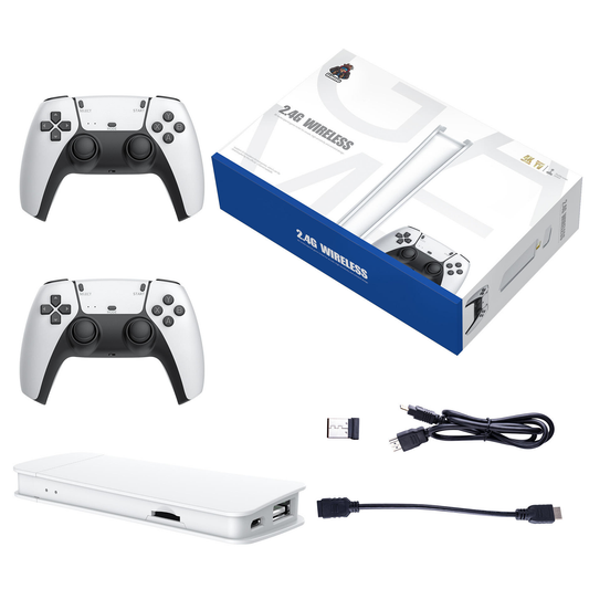 Game Stick 4K – Console Rétro Plug & Play avec 2 Manettes GN